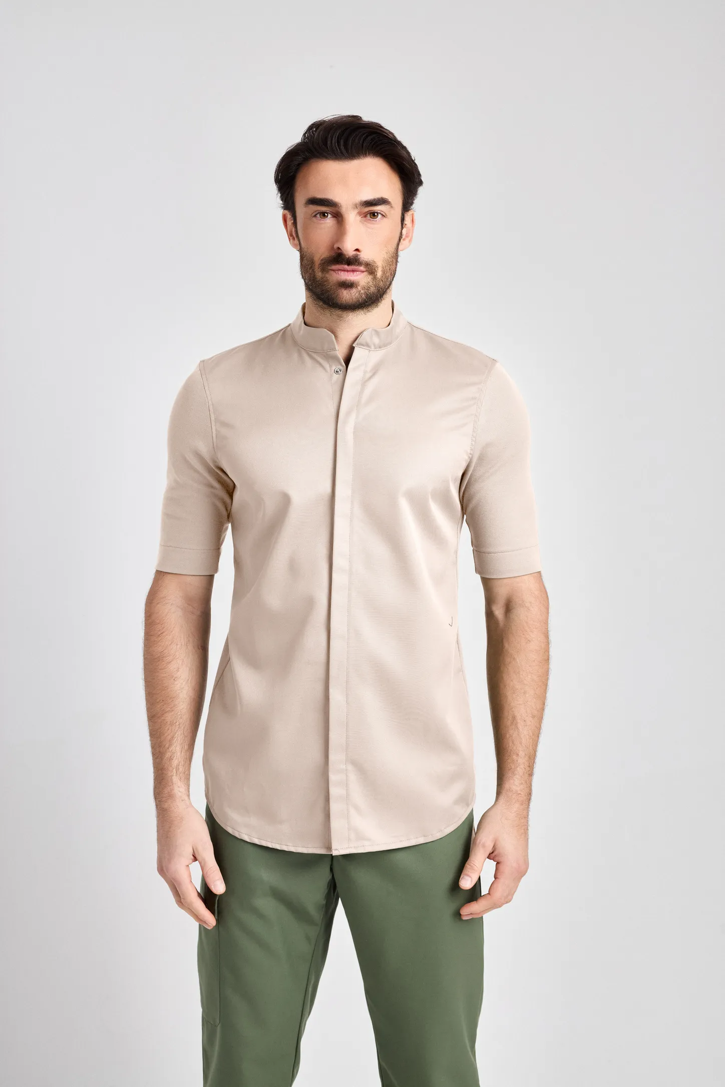 Parla Man Care - Jacke Kurzarm - beige